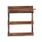 Flash Furniture Rustic Brown Coffee Mug Rack with Storage Shelf HFKHD-GDI-CRE8-922315-GG - alternate 4